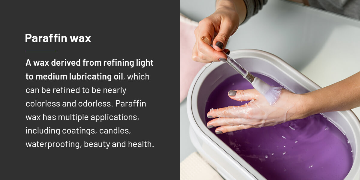 paraffin wax definition, description of paraffin wax