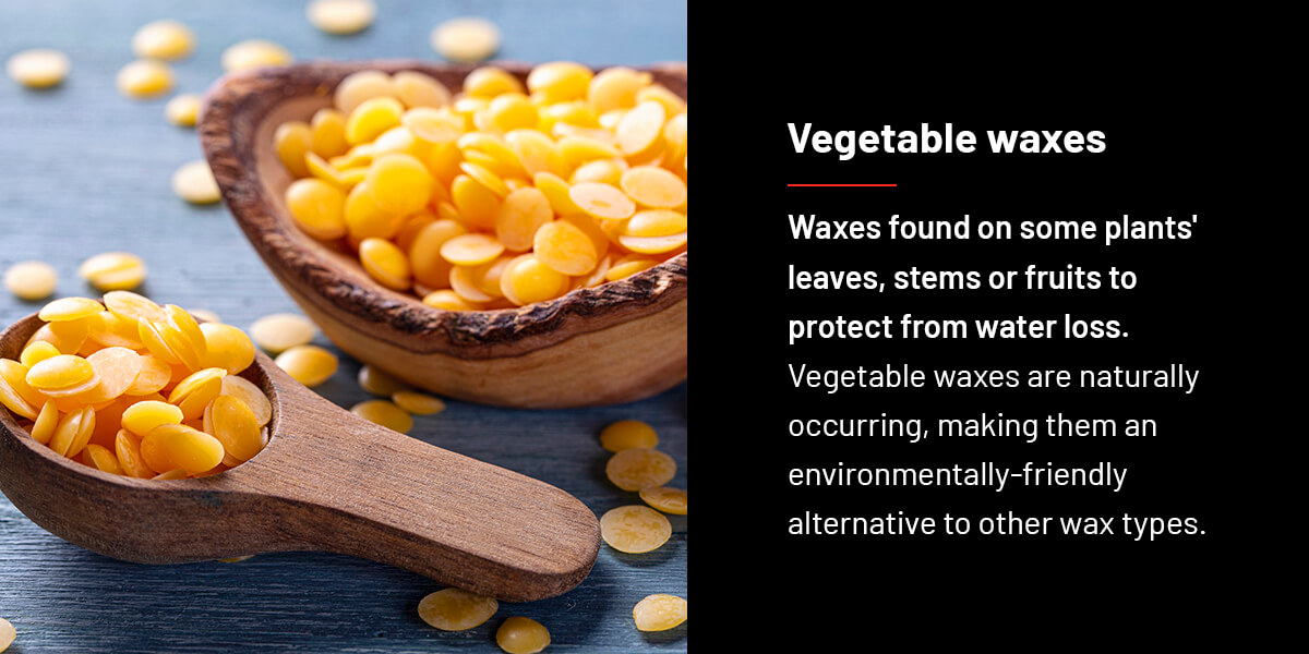 Vegetable waxes 