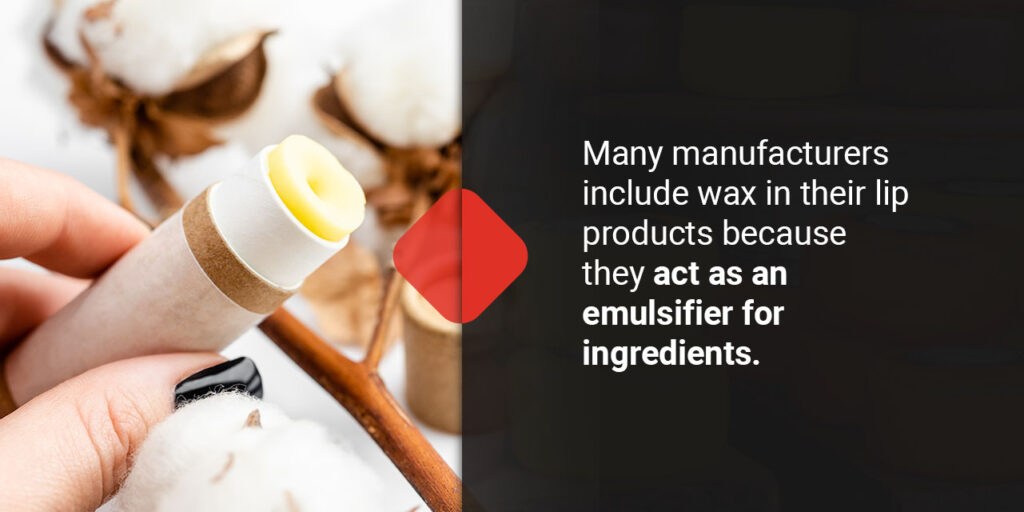 Pucker Up! Waxes In Lip Products Blended Waxes